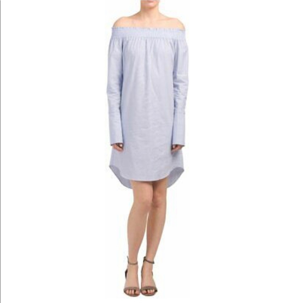 Derek Lam 10 Crosby Blue White dress